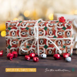 Funny Cavalier King Christmas Pattern Geschenkpapier<br><div class="desc">Das Funny Cavalier King Weihnachtsmuster zeichnet sich durch eine Aquarellfarbe eines Cavalier King Charles Spaniel mit einem roten Weihnachtshut und einem roten Weihnachtsschal aus. Funny Design für Hunde Liebhaber!</div>