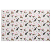 Funny Cavaliers mit Hearts Fabric Stoff (Fat Quarter (45,7 x 55,9 cm))