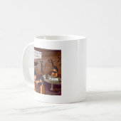 Funny Caveman Autor "Meet The Author" Kaffeetasse (Vorderseite Links)