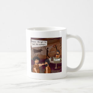 Funny Caveman Autor "Meet The Author" Kaffeetasse