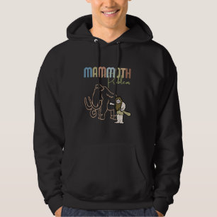Funny Caveman Mammoth Problem Vintag prähistorisch Hoodie