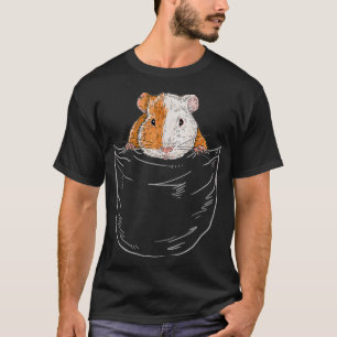 Funny Cavy Lover Guinea Pig Owner Rodent in Brust T-Shirt