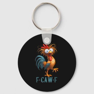 Funny Caw Shirt Black Crow Huhn Huhn Huhn H Schlüsselanhänger