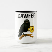 Funny Cawfee Tasse für Vogelliebhaber | Novelty Cr