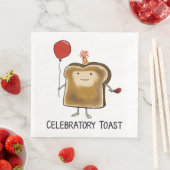 Funny Celebratory Toast Serviette (Beispiel)