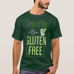 Funny Celiac Disease Gift Tequilla Gluten frei T-Shirt