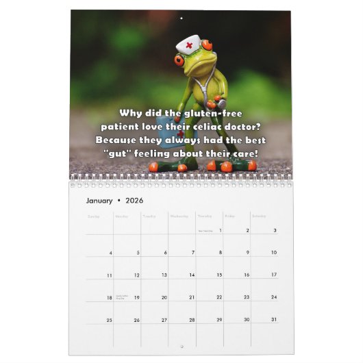 Funny Celiac Kalender (Jan 2026)