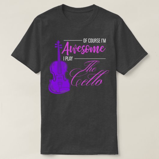 Funny Cellist Quote Music Cello T-Shirt (Design vorne)