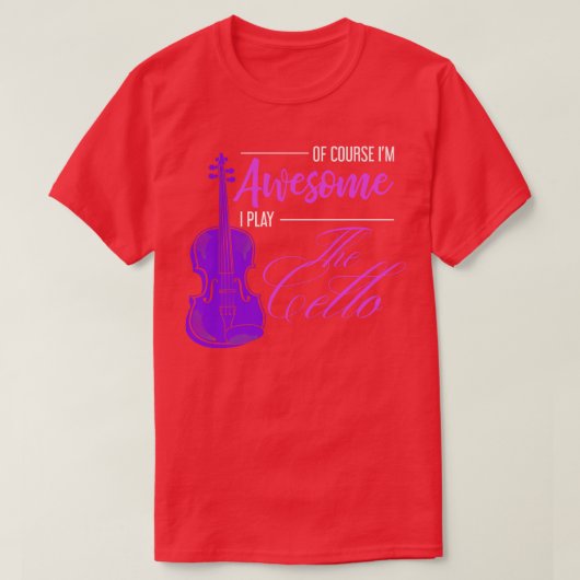 Funny Cellist Quote Music Cello T-Shirt (Design vorne)