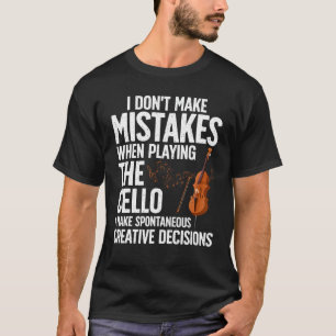 Funny Cello Art For Men Cello Musik T-Shirt