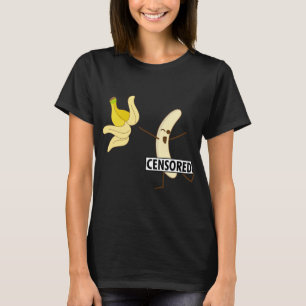 Funny Censored Banana Strip für Niedlich Peel Boy T-Shirt