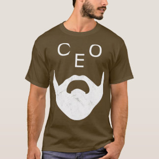 Funny CEO mit Beard T-Shirt
