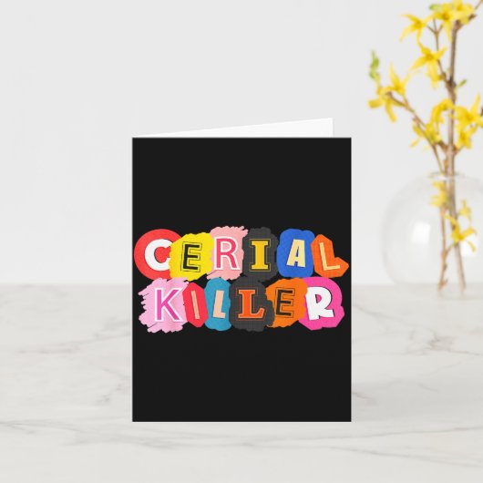Funny Cereal Killer Cereal Design For Breakfast Lo Karte (Gelbe Blume)