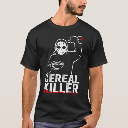Funny Cereal Killer - Frühstück T-Shirt (Vorderseite)