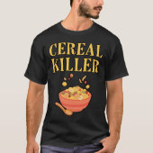 Funny Cereal killer Halloween Costume T-Shirt (Vorderseite)