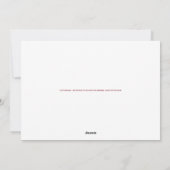 Funny Cereal Typ Weihnachten Weihnachtsfoto Karte (Rückseite)