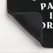 Funny Cerebral Palsy Quotes Meme Humorous Tee Funn Mousepad (Ecke)