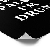 Funny Cerebral Palsy Quotes Meme Humorous Tee Funn Poster (Ecke)