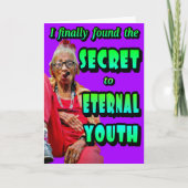 FUNNY "Certain Age" BIRTHDAY CARD Karte (Vorderseite)