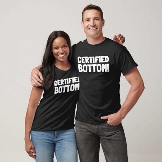 Funny Certified Bottom Pullover Hoodie (Unisex)