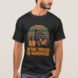 Funny Certified Gabelstapler Driving Through T-Shirt