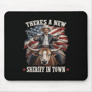 Funny Chad Bianco Cowboy Bianco Für California Gov Mousepad