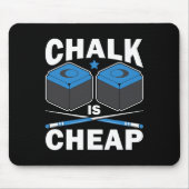 Funny Chalk ist billiger Pool Player Billiard Bill Mousepad (Vorne)
