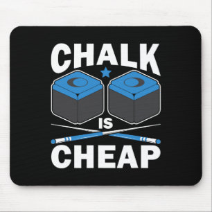 Funny Chalk ist billiger Pool Player Billiard Bill Mousepad