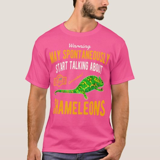 Funny Chameleon T-Shirt (Vorderseite)