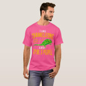 Funny Chameleon T-Shirt (Vorne ganz)