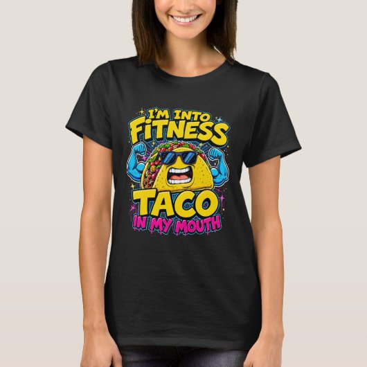 Funny Champion Taco - Spaß Design für Gewichtsverl T-Shirt (Vorderseite)