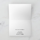 Funny Change of Address Card Ankündigung (Innenseite)