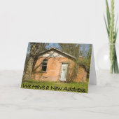 Funny Change of Address Card Ankündigung (Vorderseite)