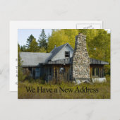 Funny Change of Address Card - Nice Chimney Ankündigungspostkarte (Vorne/Hinten)