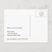 Funny Change of Address Card - Nice Chimney Ankündigungspostkarte (Rückseite)