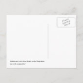 Funny Change of Address Card: Trailer Zuhause Ankündigungspostkarte (Rückseite)