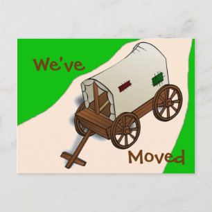 Funny Change of Address Post Card Ankündigungspostkarte