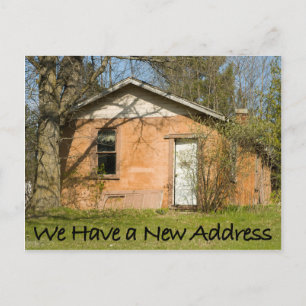 Funny Change of Address Postcard #31 Ankündigungspostkarte