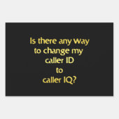 Funny Changing ID to IQ Joke Geschenkpapier Set (Vorderseite 2)