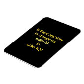 Funny Changing ID to IQ Joke Magnet (Linke Seite)