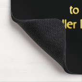 Funny Changing ID to IQ Joke Mousepad (Ecke)