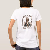 Funny chaotischer Bun Mama's Day T - Shirt (Rückseite)
