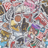 Funny Character FUN CARTOON COMIC Aufkleber (Vorderseite)