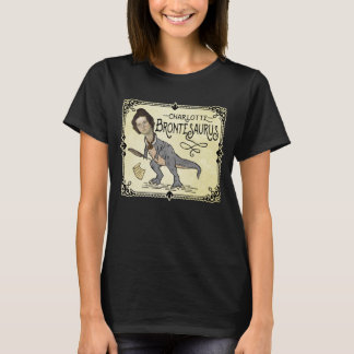 Funny Charlotte Bronte Saurus Dinosaur Buchleser T-Shirt