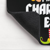 Funny Charming Elf Matching Family Group Pj Christ Mousepad (Ecke)