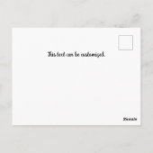 Funny Chart Colombian Nutrition Facts Postcard Postkarte (Rückseite)