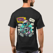🤖 Funny Chatbot spricht über sich selbst T-Shirt (Rückseite)
