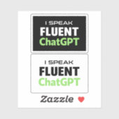 Funny ChatGPT Stickers Aufkleber (Blatt)