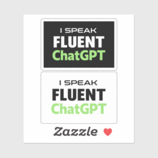 Funny ChatGPT Stickers Aufkleber