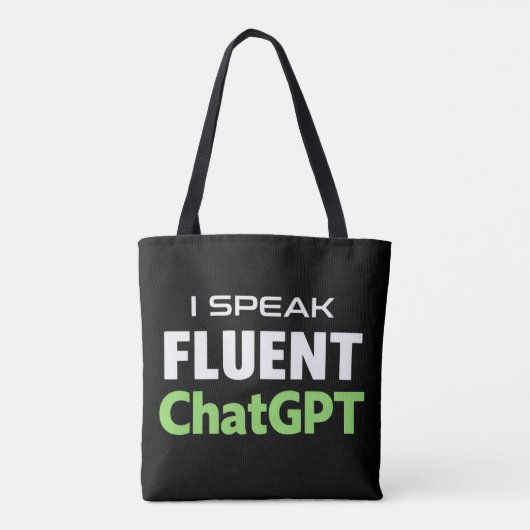 Funny ChatGPT Tasche (Rückseite)